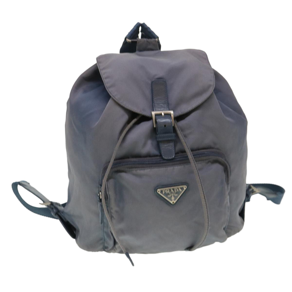 PRADA Backpack Nylon Navy Auth 38795 - Picture 1 of 16